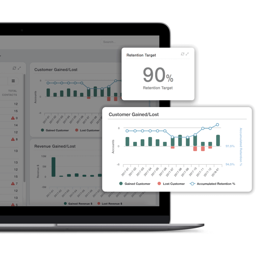 Account Risk Assessment and Action — revenue dashboard