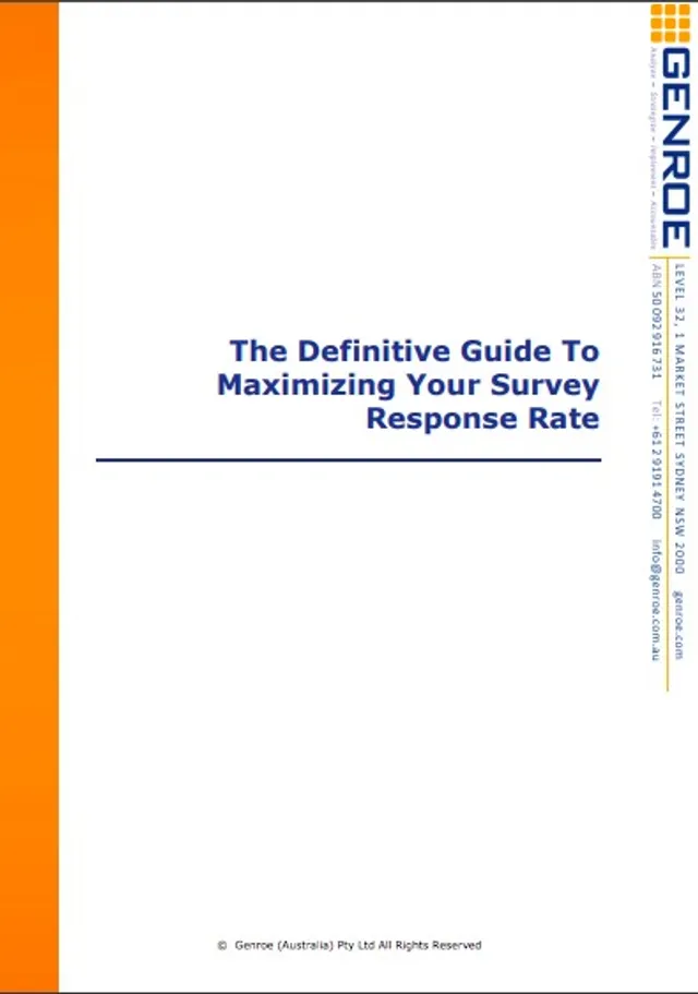 Maximise Your Survey Response Rate