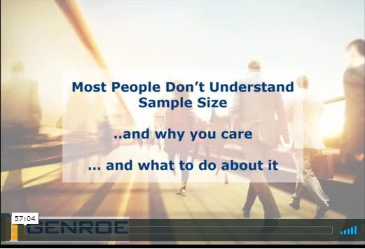 How to Calculate and Use Survey Sample Size [On Demand Webinar]