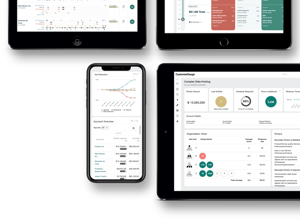 CustomerGauge net promoter score software features