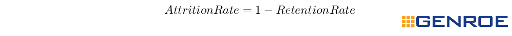 Formula to Convert between Customer Attrition Rate and Customer Retention Rate