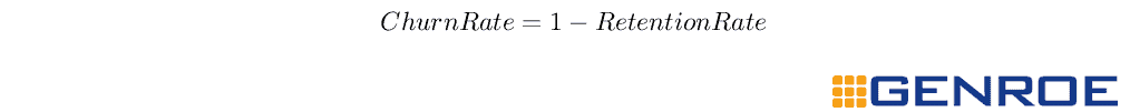 Customer Churn Rate to Customer Retention Rate Formula