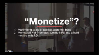monetize net promoter score