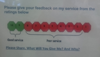 NPS score begging in a bank