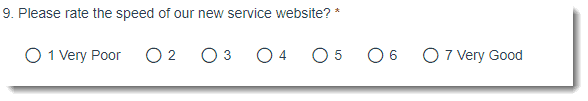 Please rate the speed of our new service website?